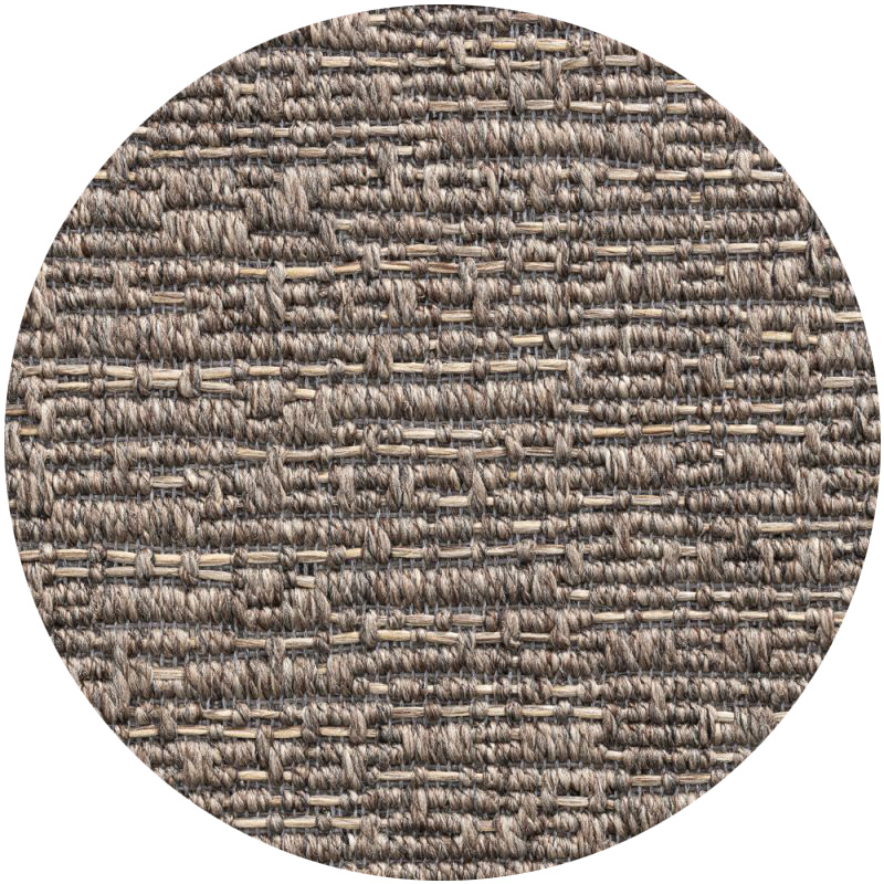 Rund Teppich Xilento Outdoor Savannah Dunkel Beige
