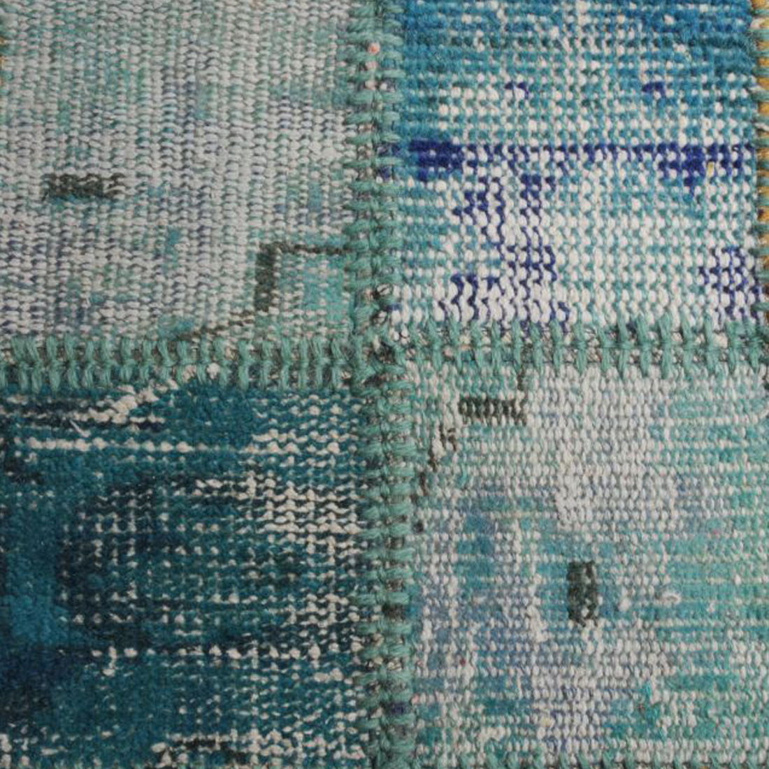 Vintage Teppich Antique Handgekn?pft T?rkis | 170 x 230 cm