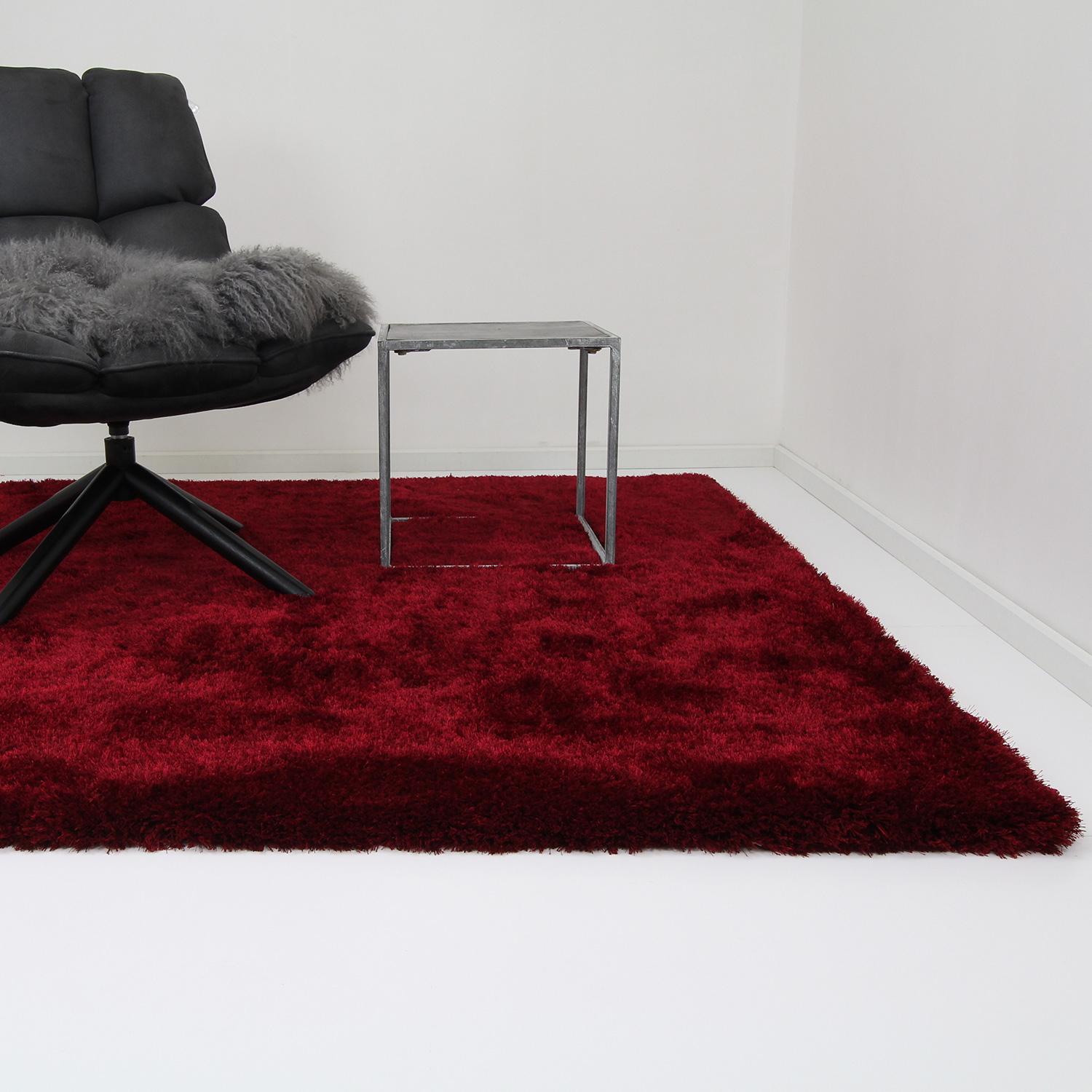 Teppich Xilento Velvet Rubinrot | 200 x 300 cm