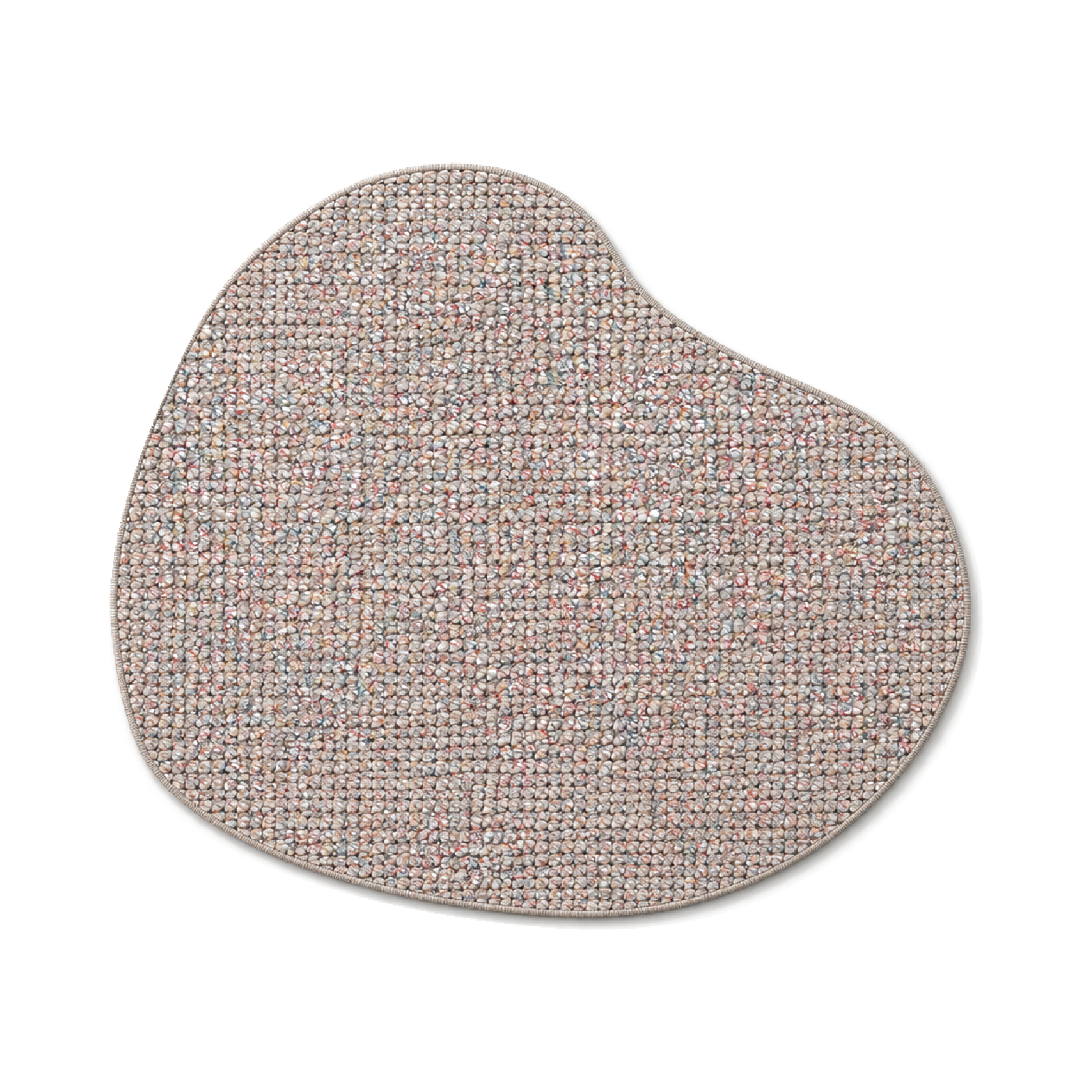 Teppich Xilento Pebble Twist Taupe | Organisch ø 200 cm 