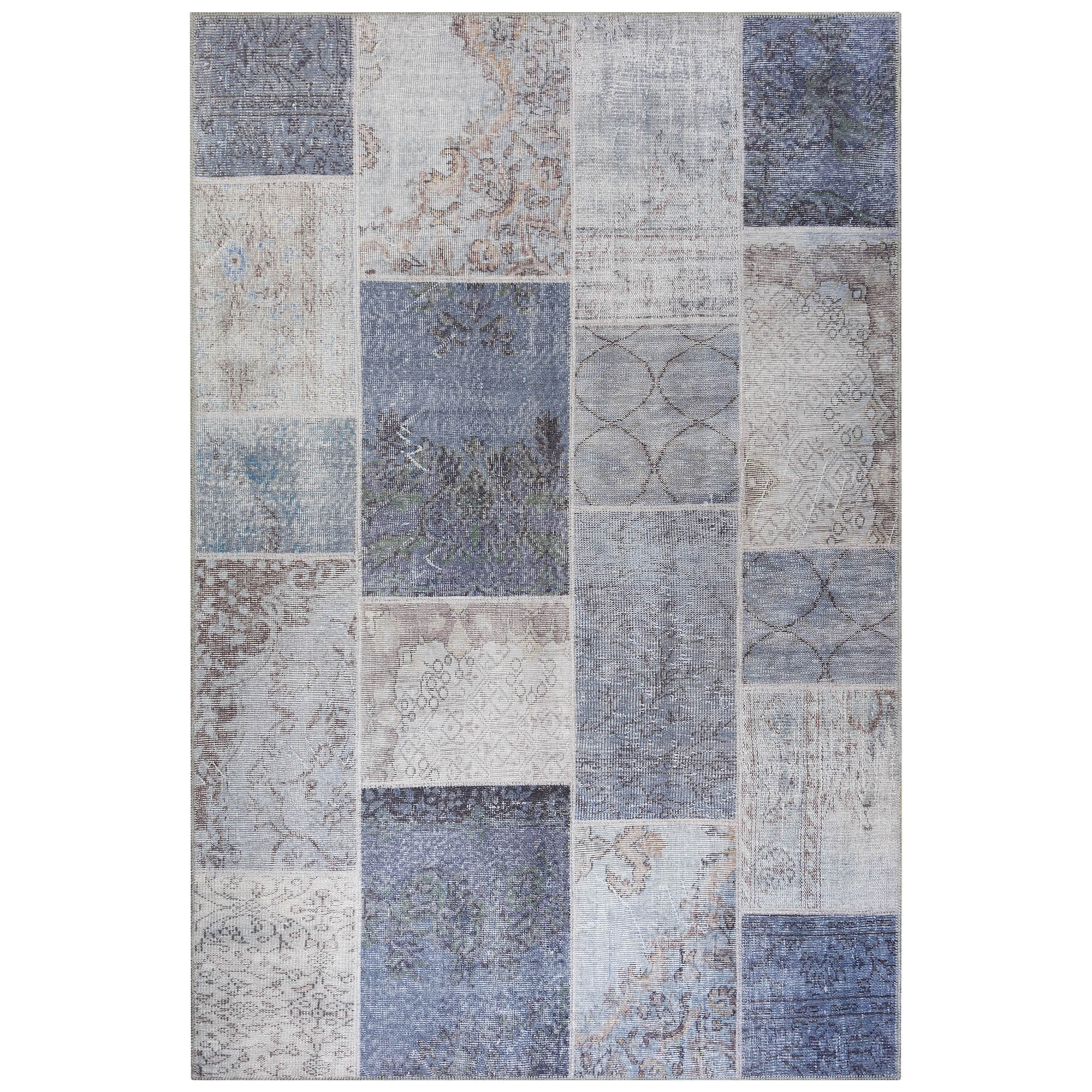 Teppich Xilento Art of Loop 83 Blau Grau | 190 x 290 cm