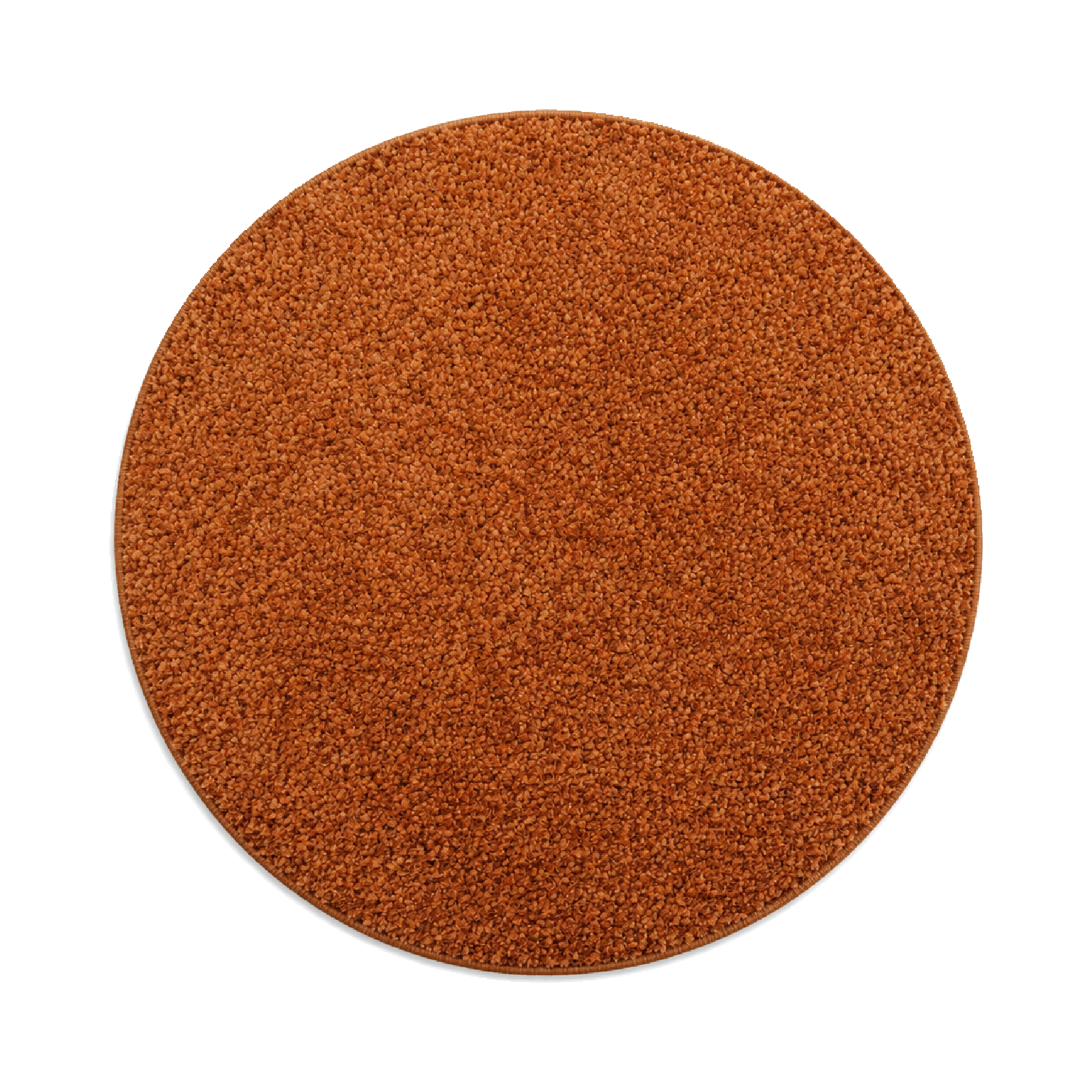 Rund Teppich Xilento Intense Terracotta