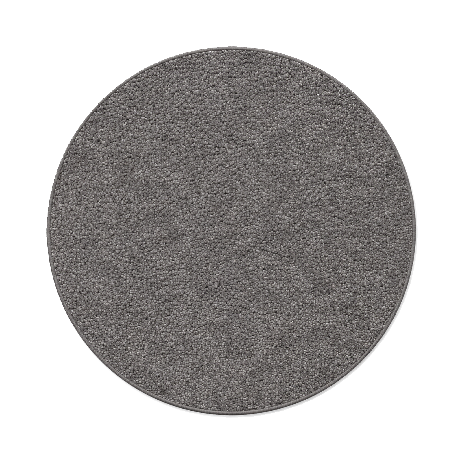 Rund Teppich Xilento Shine Mid Grau