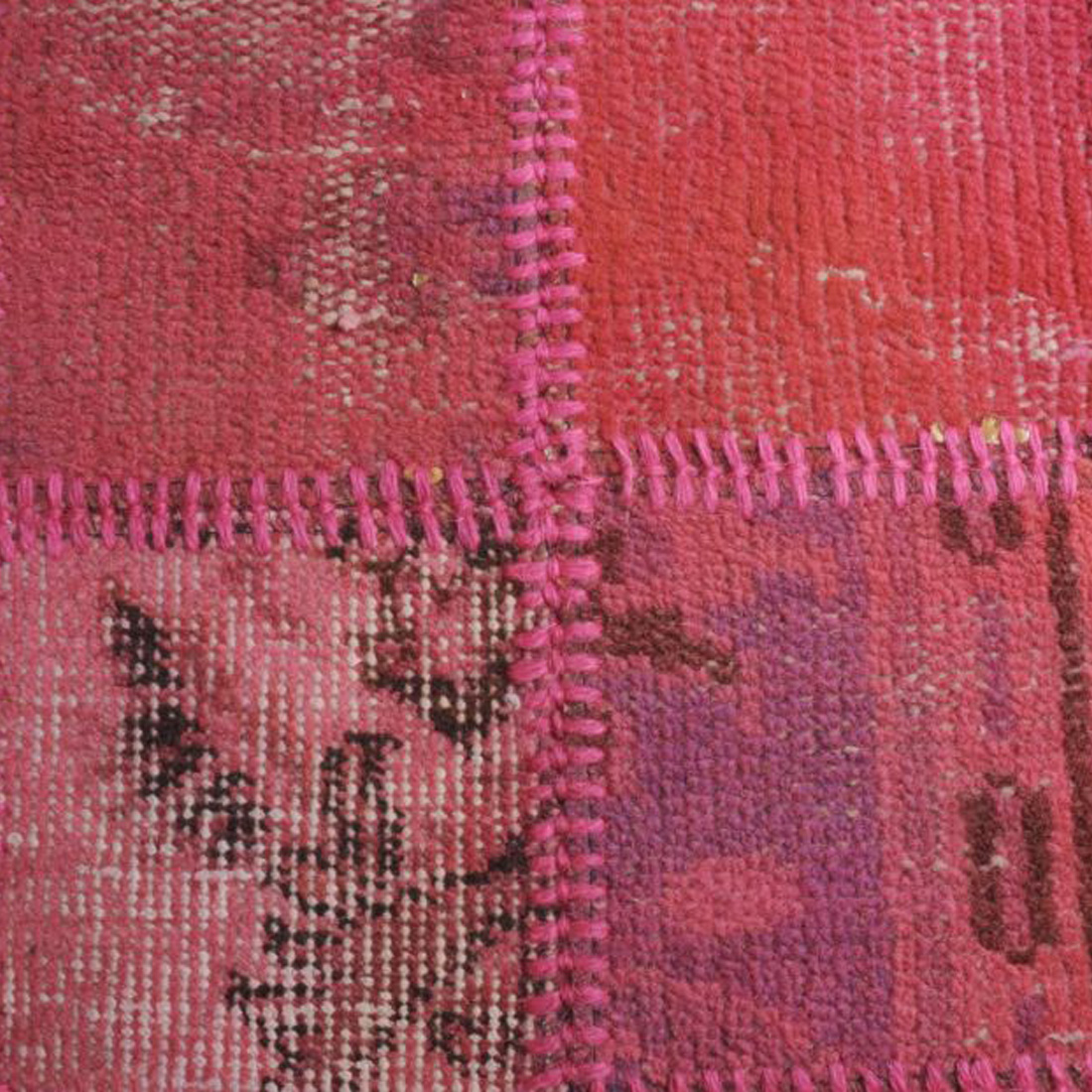 Vintage Teppich Antique Handgekn?pft Rosa | 170 x 230 cm