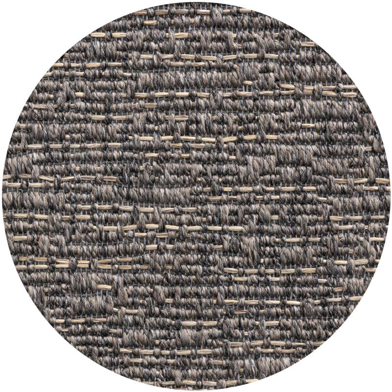 Rund Teppich Xilento Outdoor Savannah Grau
