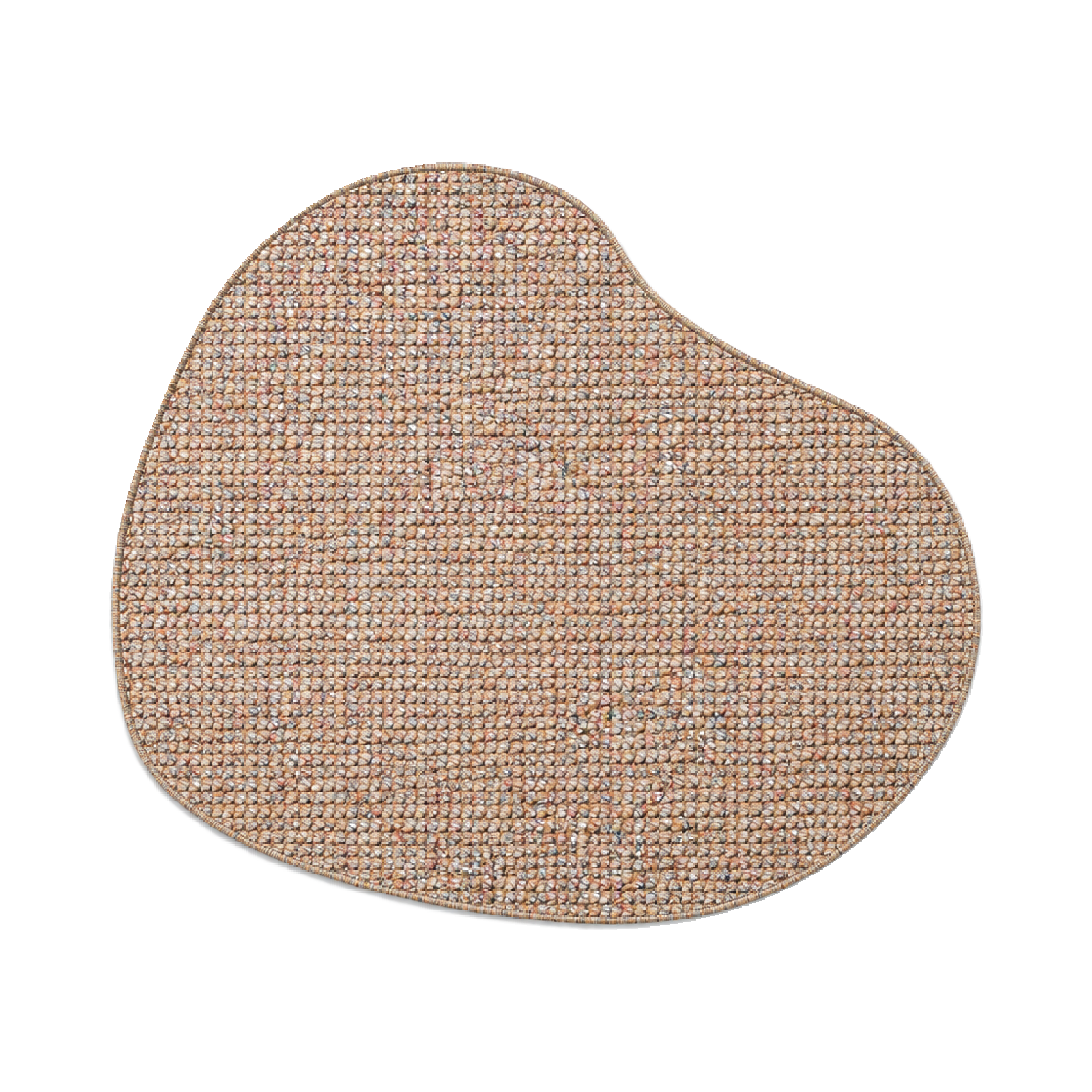 Teppich Xilento Pebble Twist Caramel | Organisch ø 200 cm