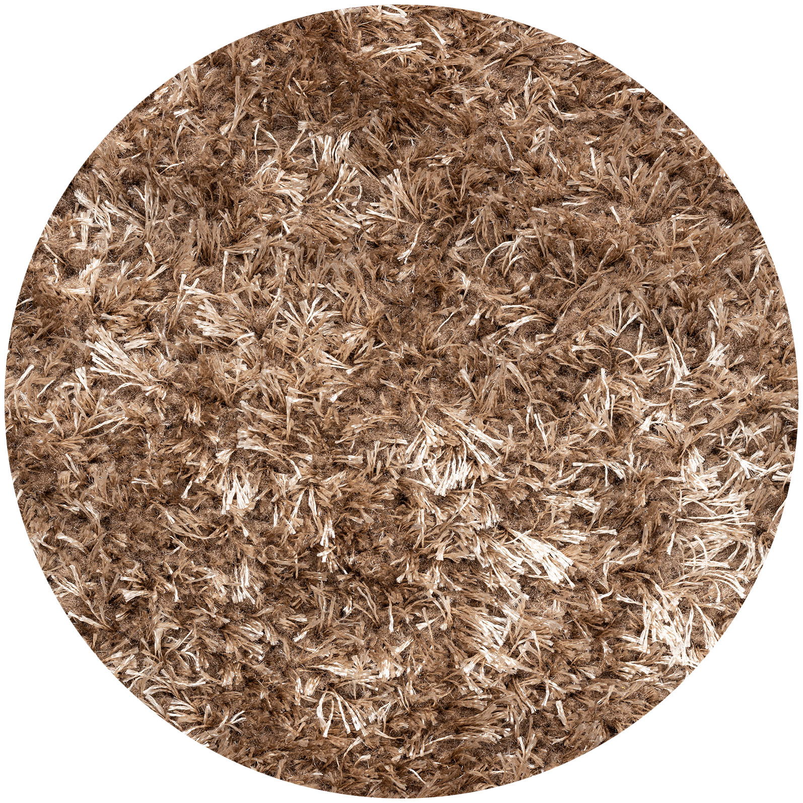 Rund Teppich  Xilento Twinkle Natural Timber