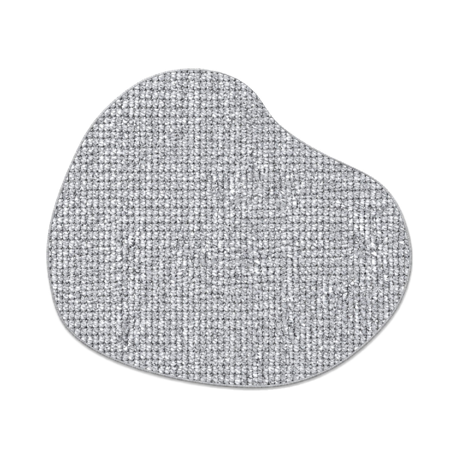 Teppich Xilento Pebble Grau | Organisch ø 200 cm